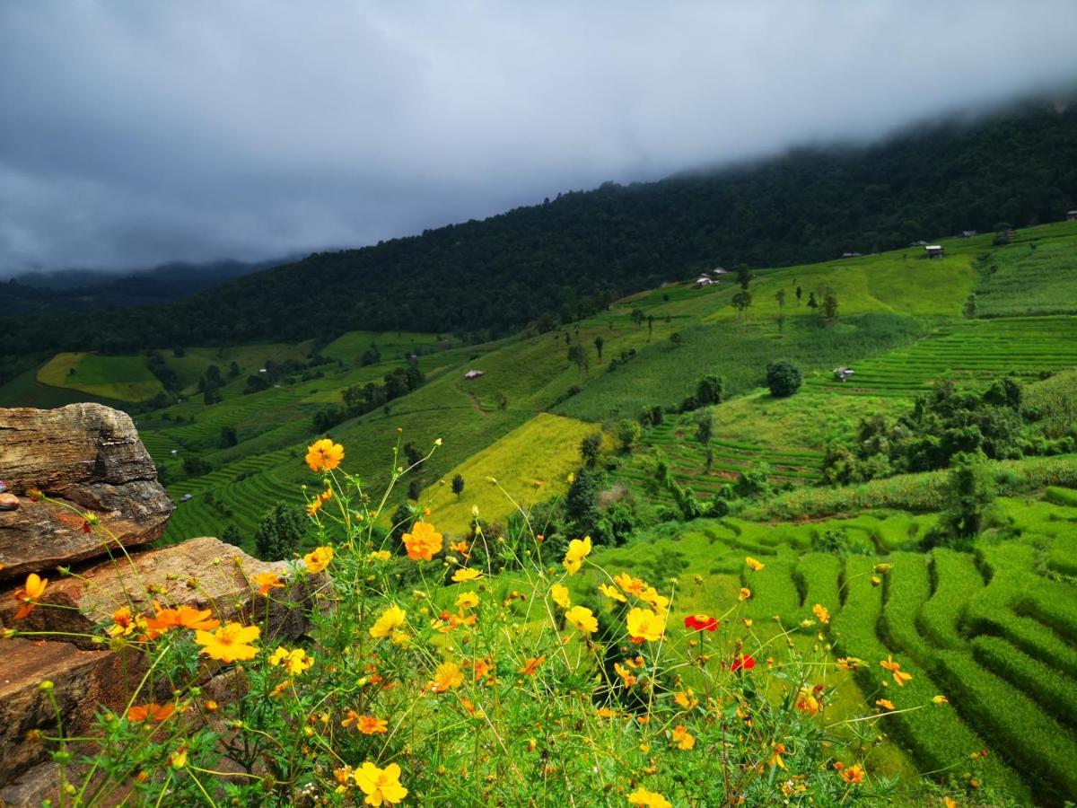 บ้านยอดแก้ว​ 360​ ​ํ​ ชีวิตริมนา​ ป่าบงเปียง Мае Чаем Экстерьер фото